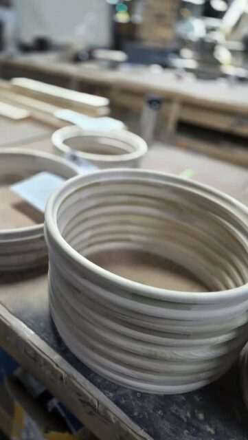 After years of sharp edges… curves have made a huge comeback.

Paint-grade Poplar + circle panels + applied mouldings = one head-turning door design.

Ready to spec this door for your next project?