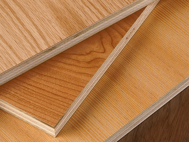 Closeup detailed image of plywood